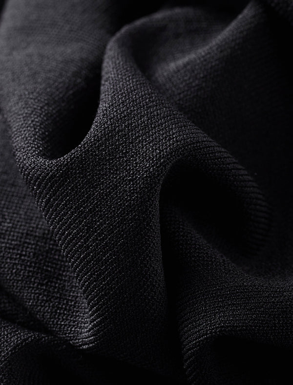 Faux Two-Piece Bow Detail Knit Top