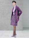 Wool Blend Single Button Lapel Coat