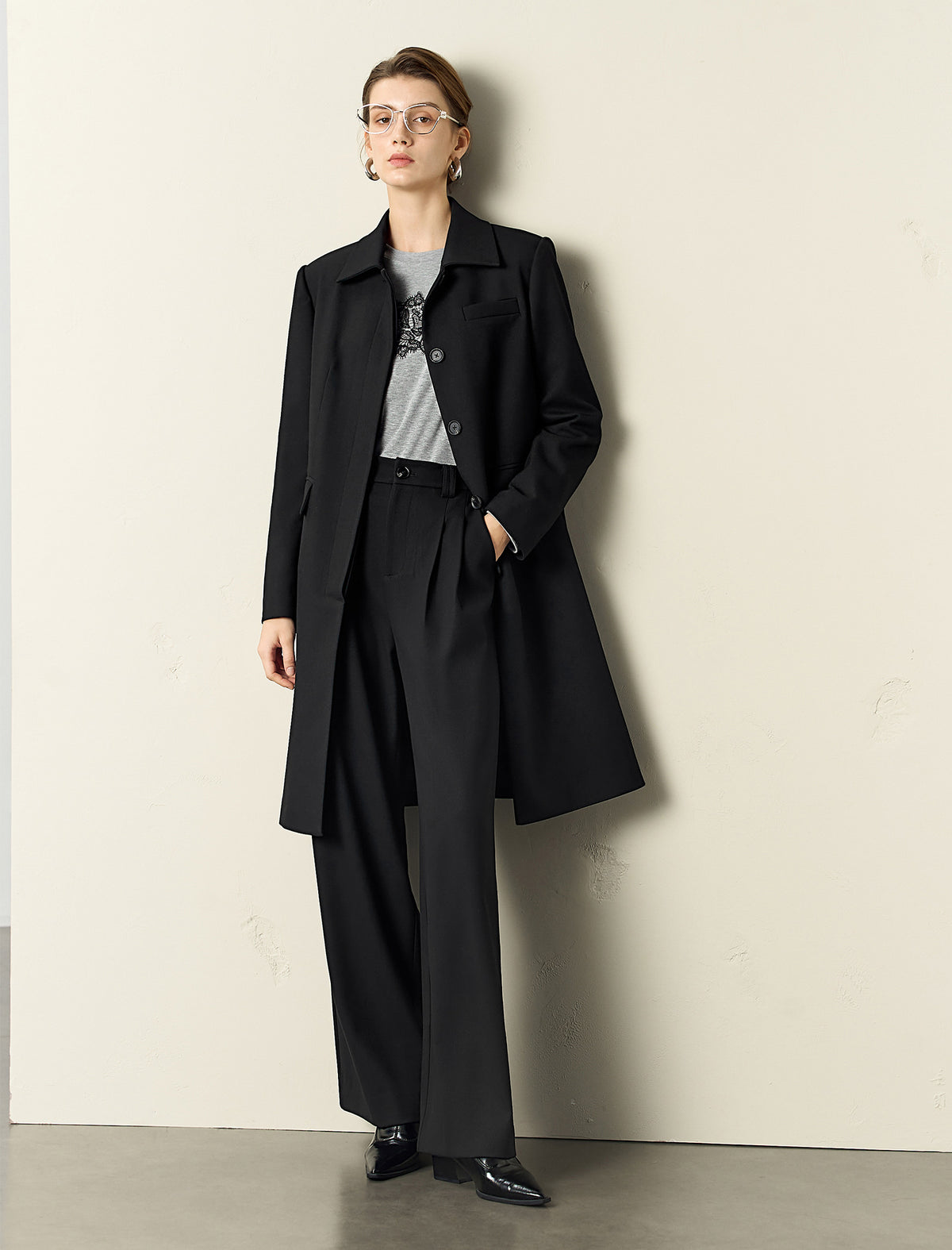 High-Waist Wide Leg Pants