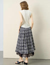 Ruched Knit Sleeveless V-Neck Top