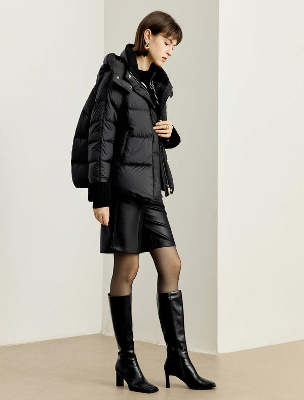 Sherpa Trim Down Jacket