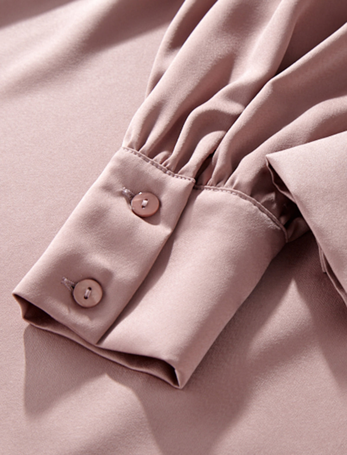 Bow Tie Office Chic Long-Sleeve Blouse