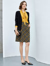 Classic Knit Button-Front Jacket
