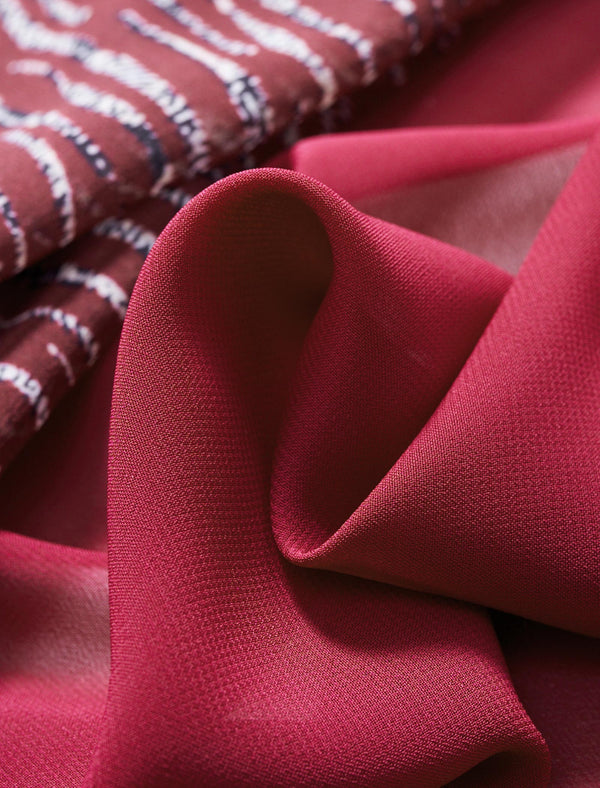 Chiffon Striped Bow Tie Blouse