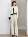 High‑Waist Flare Dress Pants