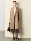 Lapel Self-Tie Belt Trench Coat