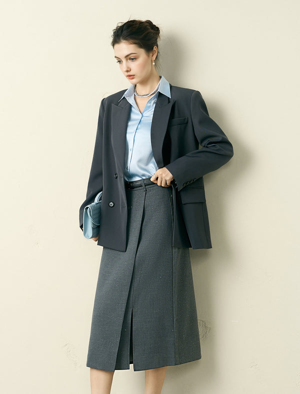 Oversized Lapel Blazer