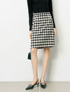 Plaid High-Waist Vintage Mini Skirt