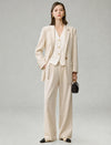 Linen Blend Relaxed Fit Tailored Blazer