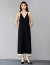 Minimalist V-Neck Sleeveless Cocktail Dress