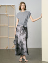 Side-Tie Short Sleeve Knit Top