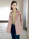Casual Chic Mid-Length Trench Coat