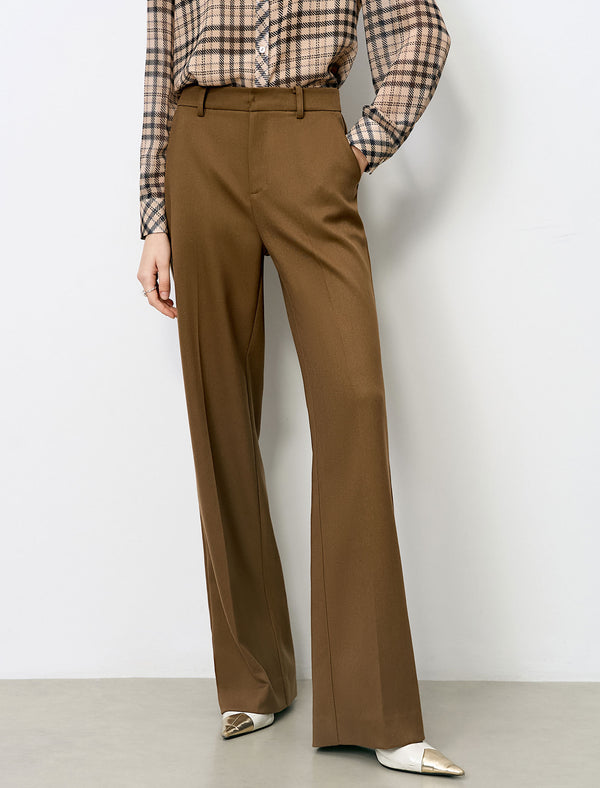 Straight Leg Suit Pants