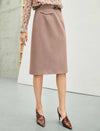 Tailored Midi Pencil Skirt