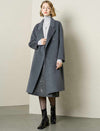 100% Australian Superfine Wool Double-Breasted Coat