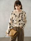 Crewneck Relaxed Sweater with Ribbed Hem