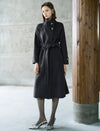 Wool-Blend Belted Coat