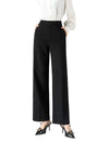 Classic Black Wide-Leg Pants