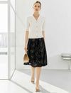 Lace A-Line Skirt