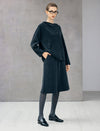 100% Wool High-Waist Pocket A-Line Culottes