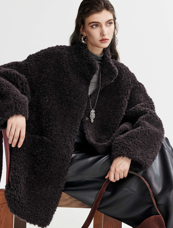 100% Wool Teddy Coat