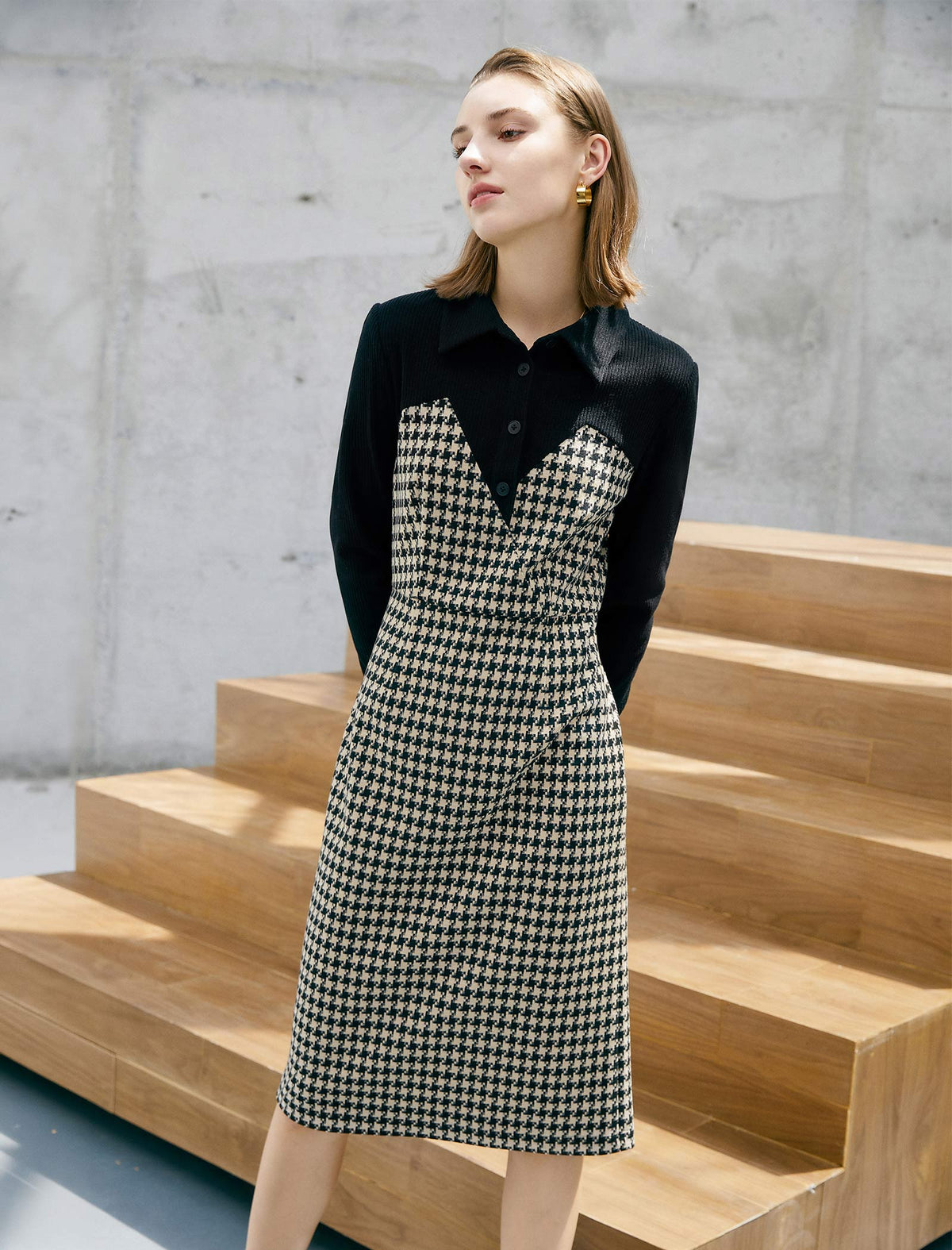 Classic Plaid Relaxed Dress