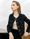 Wool Blend Knit Pocket Jacket
