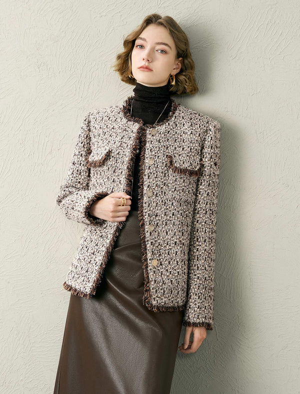 Tweed Wool-Blend Jacket
