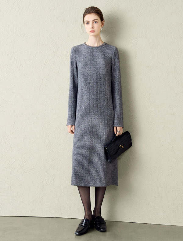 Beaded Cable Knit Dress