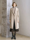 100% Wool Double-Breasted Maxi Coat