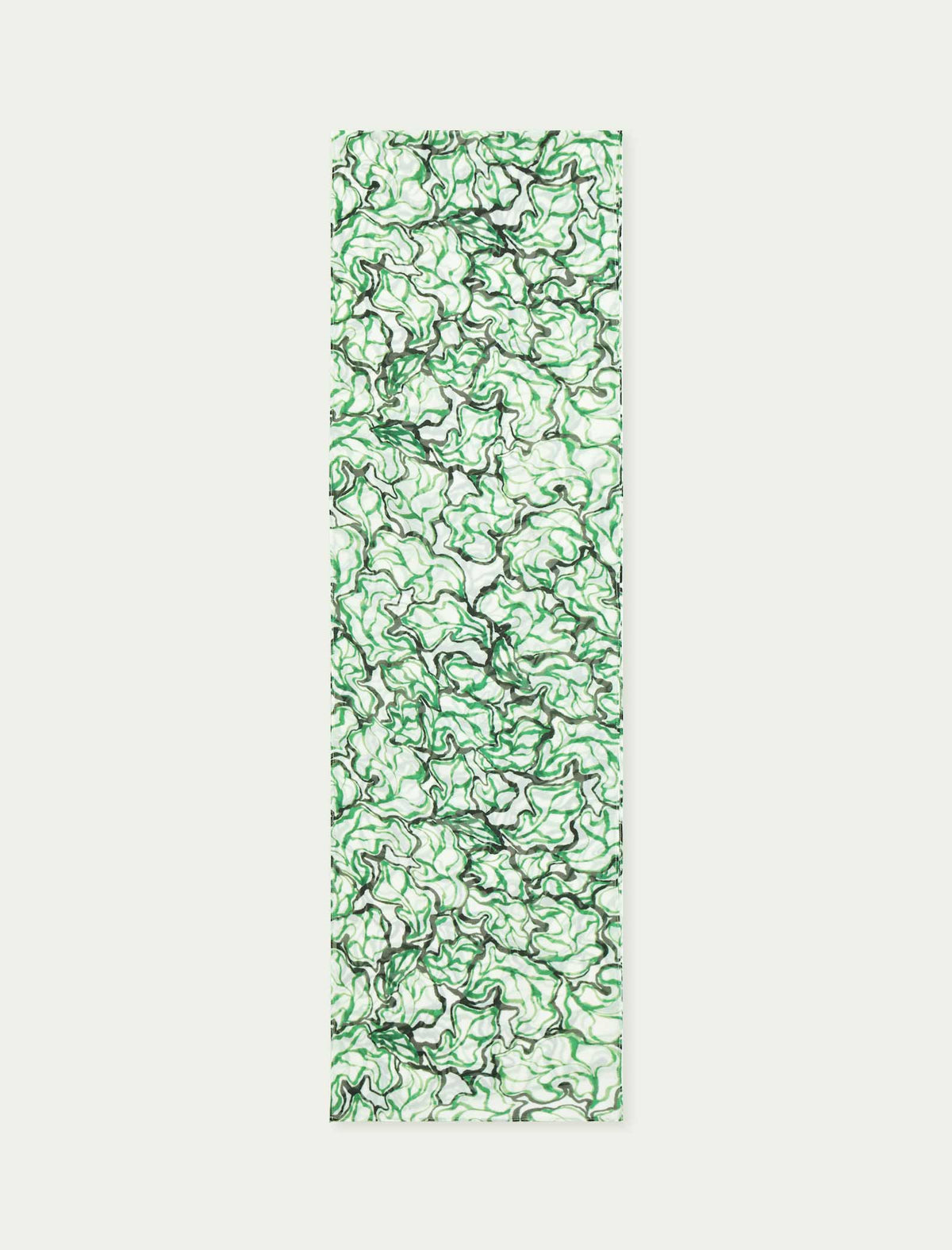 Green Abstract Print Scarf