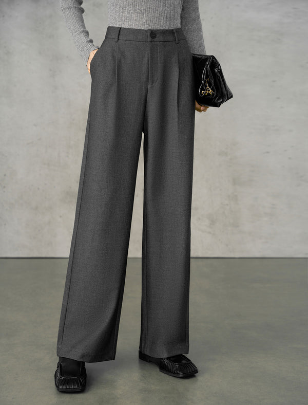High-Waisted Wide-Leg Pants