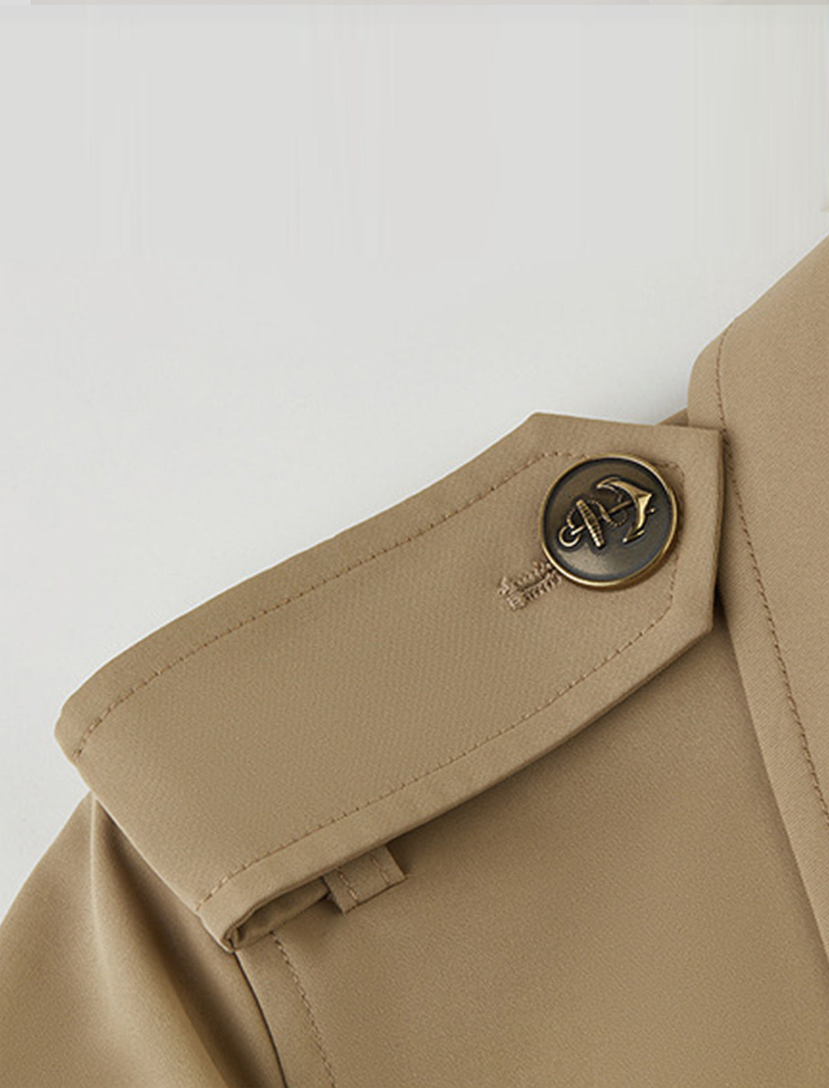 Classic Double-Breasted Trench Coat