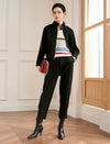 Wool Blend Cropped Jacket