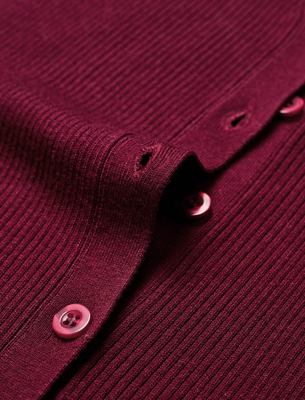 Minimalist Slim Fit Knit Cardigan