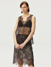 Sheer Lace Sleeveless Top