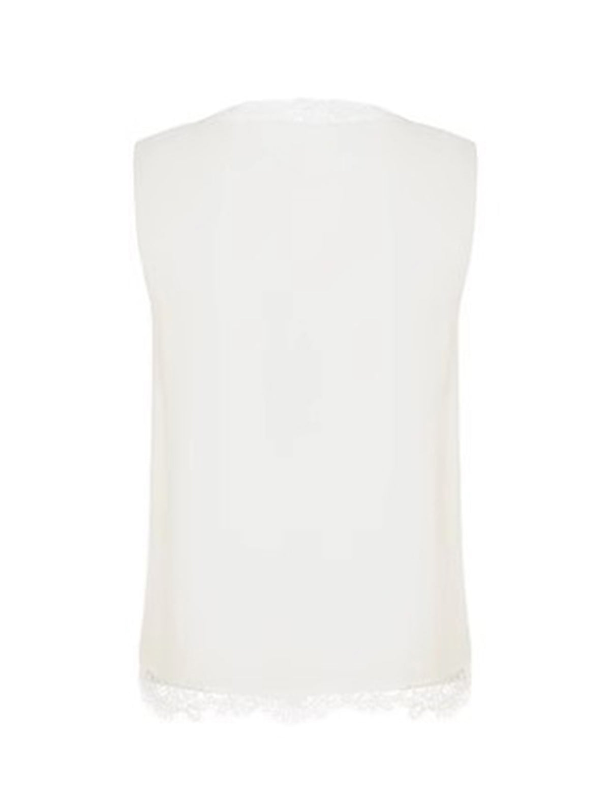 Lace Trim V-Neck Sleeveless Top