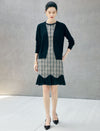 Wool Blend V-Neck Button Long Sleeve Cardigan