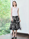 Chiffon Round Neck Sleeveless Top