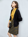 Classic Knit Button-Front Jacket