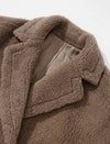 Teddy Bear Wool-Camel Hair Blend Coat