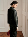 Wool Blend Cropped Jacket