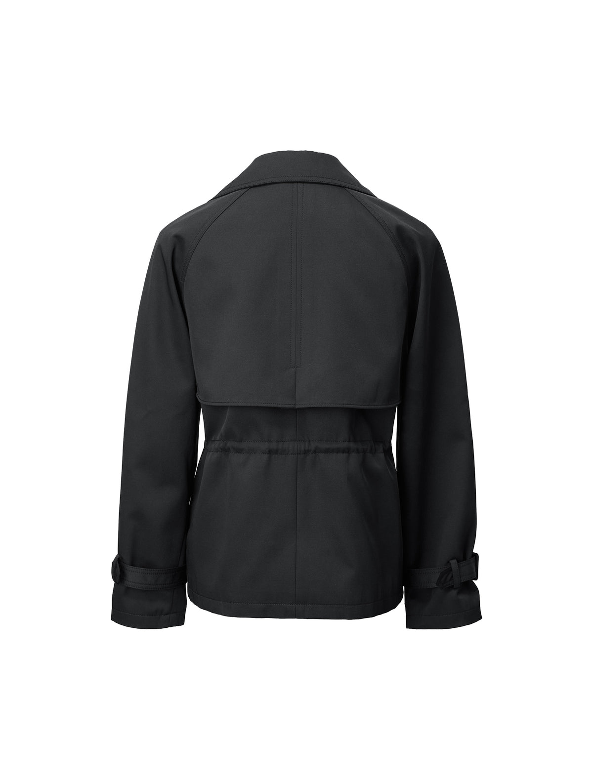 Collared Long Sleeve Belted Trench Coat