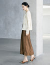Wool Blend Beaded Firework Embroidery Long Sleeve Cardigan