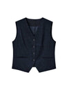 V‑Neck Sleeveless Waistcoat Vest