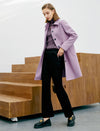 Collared Relaxed Straight-Fit Trench Coat