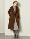 Wool-Alpaca Blend Self-Tie Wrap Coat