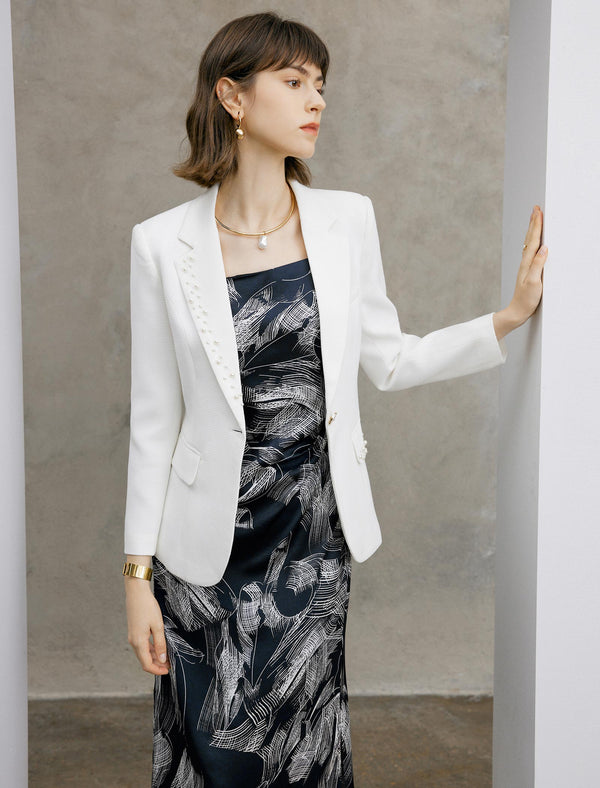 Black Professional Slim Fit Blazer