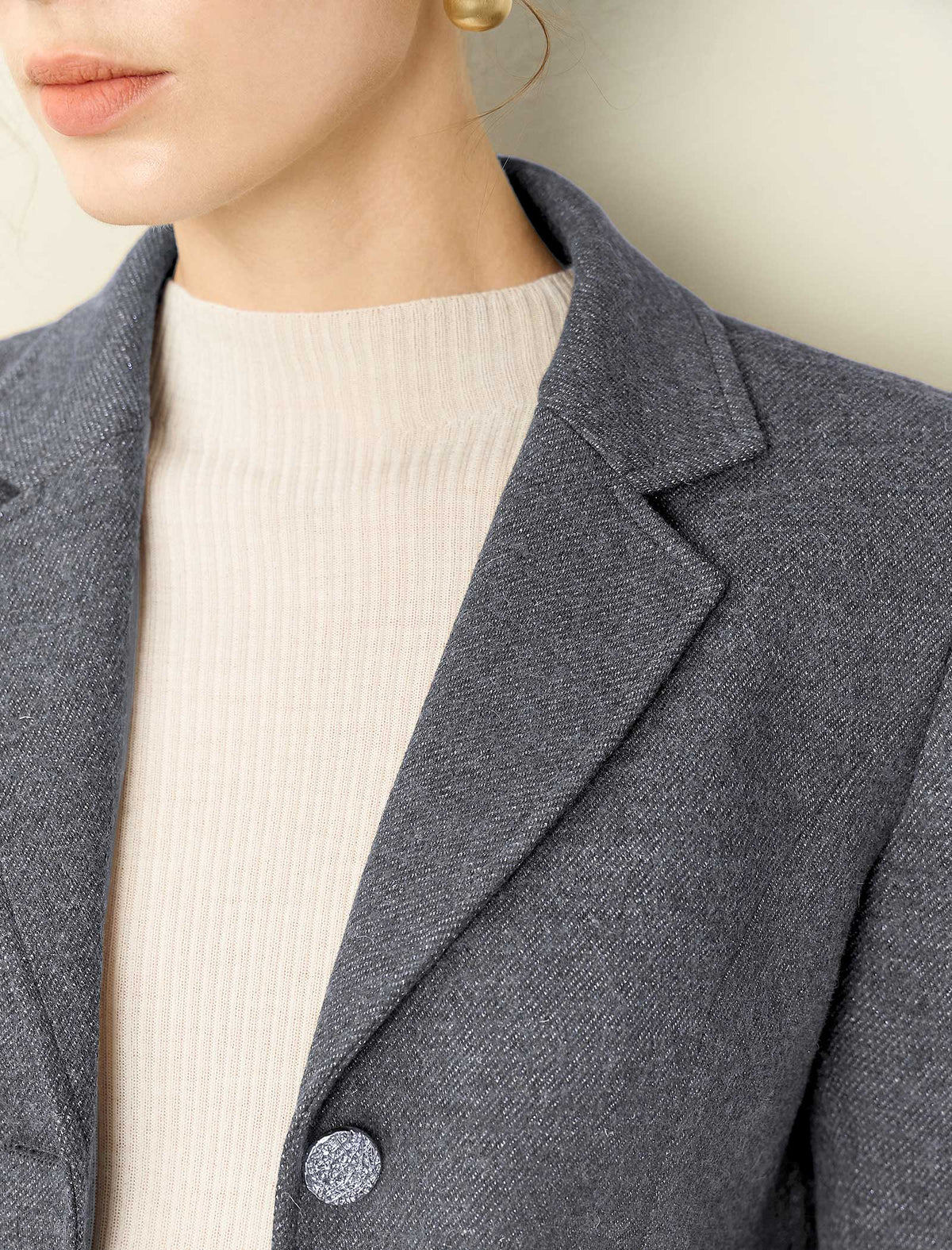 Wool Blend Blazer