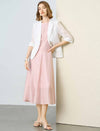 Light Tencel Three-Quarter Sleeve Blazer